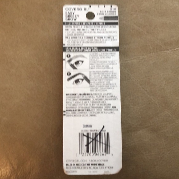 COVERGIRL EASY BREEZY BROW FILL & DEFINE BROW PENCILS•2pk•sharpener•NIP - Picture 8 of 9